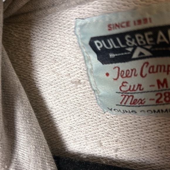 Y2K Pull & Bear hoodie ,women M,3D logo ,Athleisure , - Picture 10 of 11